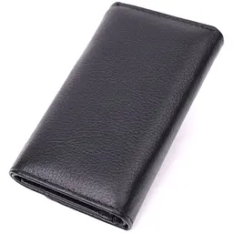 Містка ключниця з натуральної шкіри ST Leather 22477 чорна - мініатюра 2
