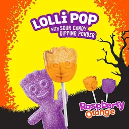 Набір льодяників з кислою посипкою Sour Patch Kids Lollipops 300g - 20 шт - мініатюра 3