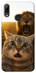 Чохол Demsky Shocked cat and lion для Huawei P Smart (2019)