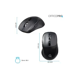 Мишка OfficePro M398B Wireless/Bluetooth Black (M398B) - мініатюра 12