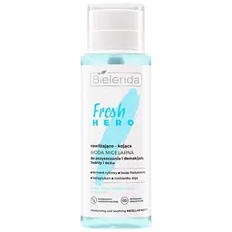Міцелярна вода Bielenda Fresh Hero Moisturizing And Soothing для зняття макіяжу 400 мл - мініатюра 2