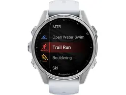 Спортивний годинник Garmin Fenix 8 43mm AMOLED Silver with Whitestone Silicone Band (010-02903-00) - мініатюра 5