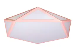 Люстра стельова LED Levistella 752L68 PINK, 90W, регульована температура світла, метал+акрил, сучасний стиль