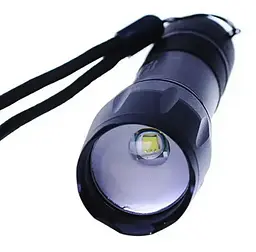 Кишеньковий ручний акумуляторний ліхтар WD RB-234 із зумом T6+COB 18650 Micro-USB zoom Чорний - мініатюра 6