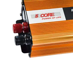 Інвертор автомобільний перетворювач напруги в машину DC12V-AC220V 2000W Inverter 5 CORE SC-2000VA - мініатюра 4