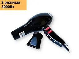Фен для волосся Promotec PM-2307 професійний з насадкою 3000 Вт чорний (lp-89611) - мініатюра 2