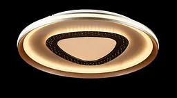 Люстра стельова LED Splendid Ray L55088/500A/1, 144W, сірий/золотий, сучасний стиль, з пультом, 50 см - мініатюра 3