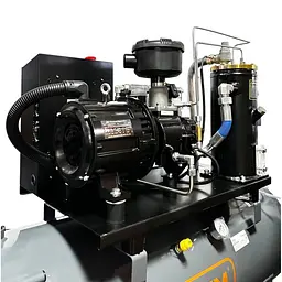 Компресор високого тиску гвинтовий масляний GTM DLG7.5V/inv (200 л, 1000 л/хв, 7.5 кВт, 380-400 В, інвертор - мініатюра 4