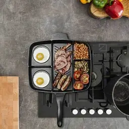 Сковорода гриль 5в1 GRILL PAN 38 см - мініатюра 6