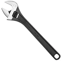 Ключ розвідний Intertool 375 мм (0-50 мм) фосфатований XT-0065