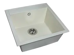 Кухонна мийка Miraggio BODRUM 510 jasmine (0000003) Граніт, Врізна, Жасмин - мініатюра 3