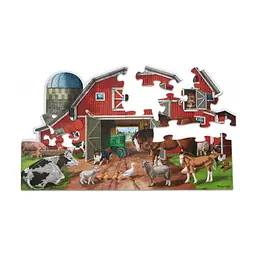 Пазл Melissa&Doug Мега "Ферма", 32 елемента (MD2923) - мініатюра 2