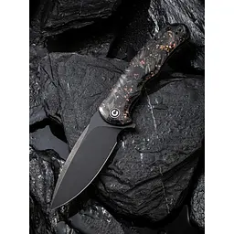 Ніж складаний туристичний Civivi Praxis, (9.5 см) 9Cr18MoV / Carbon Fiber & Resin - мініатюра 10