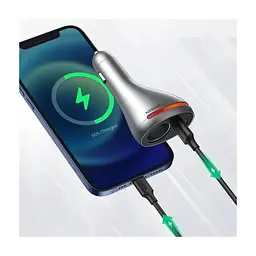 Зарядний пристрій Ugreen USBC PD20W + USB QC3.0 silver (60712) - мініатюра 4