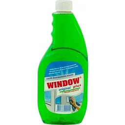 Засiб для миття скла та дзеркал Window plus 500мл запаска Зелений