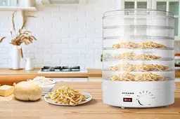 Сушка для овочів та фруктів Mozano Food Dehydrator white - мініатюра 5