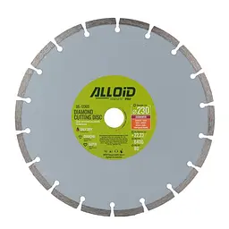 Диск алмазний сегментний відрізний Alloid 230 мм (DS-7230S) - мініатюра 2