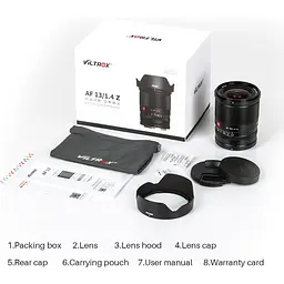 Об'єктив Viltrox AF 13mm f/1.4 Nikon Z - мініатюра 11