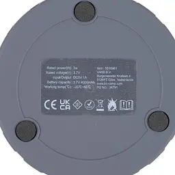Ліхтар кемпінговий Bo-Camp Hasting Rechargable 200 Lumen Bamboo-Grey (5818981) - мініатюра 3