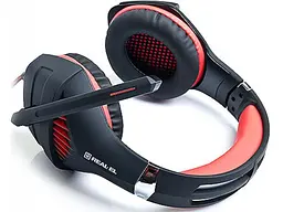 Гарнітура REAL-EL GDX-7600 Black-Red (EL124100028) - мініатюра 3