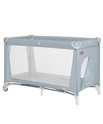 Манеж дитячий ігровий з матрацом і сумкою для транспортування Piccolo Ash Grey 125*65 см CARRELLO сірий - мініатюра 3