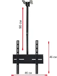 Стельовий кронштейн для телевізора Grant D807 26"-55" кріплення для монітора - мініатюра 2