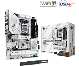 Материнська плата ASRock X870 Steel Legend Wi-Fi Socket AM5 (X870 STEEL LEGEND WIFI) - мініатюра 5