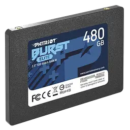 SSD 2.5" накопичувач Patriot Burst Elite 480GB (PBE480GS25SSDR)