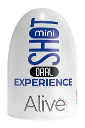 Міні-мастурбатор Alive Oral Experience, 8.5х5 см (синій)