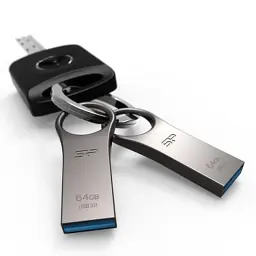 USB флеш накопичувач Silicon Power 64GB Jewel J80 Titanium USB 3.0 (SP064GBUF3J80V1T) - мініатюра 2