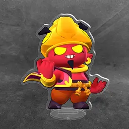 Акрилова колекційна фігурка Brawl Stars Джин (у вигляді «Злий Джин») 10 см - мініатюра 2