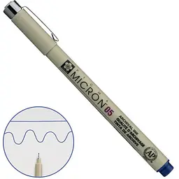 Лінер Pigma Micron (0.5) 0.45 мм Королівський синій Sakura
