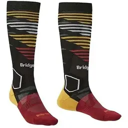 Шкарпетки Bridgedale Ski LW Graphite/Red M (1053-710212.223.M)