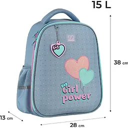Рюкзак GoPack Education напівкаркасний 165M Girl Power (GO25-165M-1) - мініатюра 3