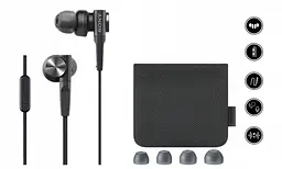 Наушники Sony MDR-XB75AP Black - мініатюра 3