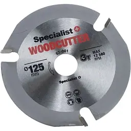 Диск відрізний Specialist+ Woodcutter для дерева 125x22 мм (57-001) - мініатюра 3