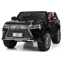 Дитячий електромобіль 4x35W 12V14Ah PRO EVA MP4 шкіра чорний (M 3906(MP4)EBLRS-2)
