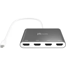 USB-Хаб j5create JCA366-N USB-C на 4xHDMI (JCA366-N) - мініатюра 2