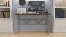 Комп'ютерний стіл Ferrum-decor Раян 75x120x70 сірий ДСП Дуб Сонома Труфель 16мм (FRD-101633) - мініатюра 3
