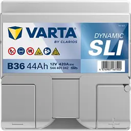 Акумулятор автомобільний Varta Blue Dynamic 44Ah (544401042) - мініатюра 2