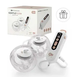 Подвійний електричний молоковідсмоктувач Kinderkraft GentleFlow Gold (KEGEFL00GLD0000)