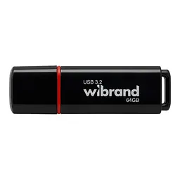 USB флеш накопичувач Wibrand 64GB Scarab Black USB 3.2 (WI3.2/SC64P11B)