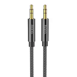 Кабель Hoco AUX UPA19 Pisces Cable 3.5" to Cable 3.5" 2m Black