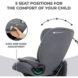 Автокрісло Kinderkraft Oneto3 i-Size Cool Grey KCONE300GRY0000 (00-00305211) - мініатюра 11