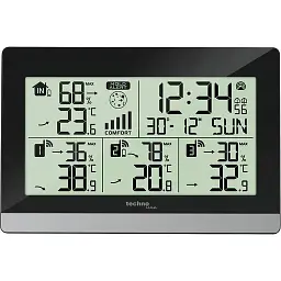 Термогігрометр Technoline WS7065 Black/Silver (WS7065)