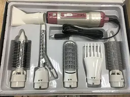 Фен-браш для укладання волосся Gemei GM-4836 1200W Рожевий (2104618631) - мініатюра 6