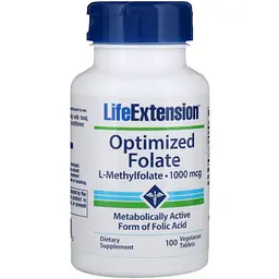 Оптимізований фолат Life Extension Optimized Folate 1000 мкг 100 таблеток - мініатюра 3