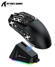 Бездротова мишка ATTACK SHARK X11 Black (PAW3311, DPI 22K, 65 годин на одному заряді)