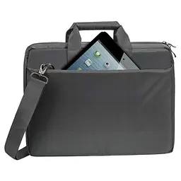 Сумка для ноутбука Rivacase 15.6" Grey (8231) (8231 (Grey)) - мініатюра 4