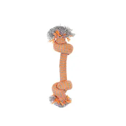 Іграшка для собак Misoko&Co Веревка з вузлами orange 17 cm